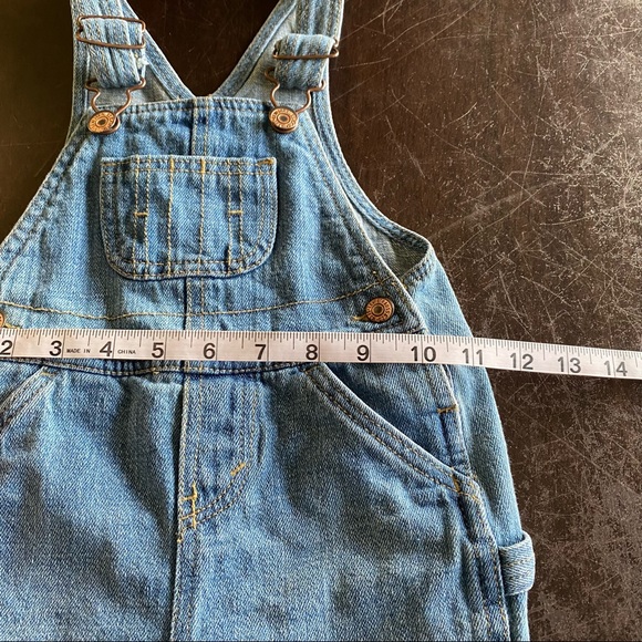 Levi’s baby denim short overalls size 24 months - Picture 5 of 6